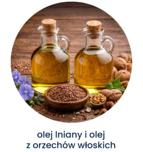 olej lniany i olej_z orzechów włoskich