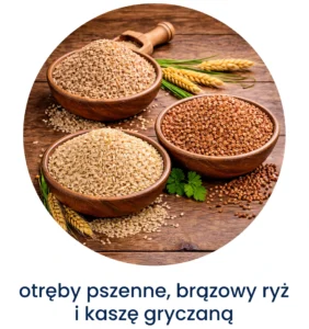 otręby pszenne, brązowy ryż_i kaszę gryczaną